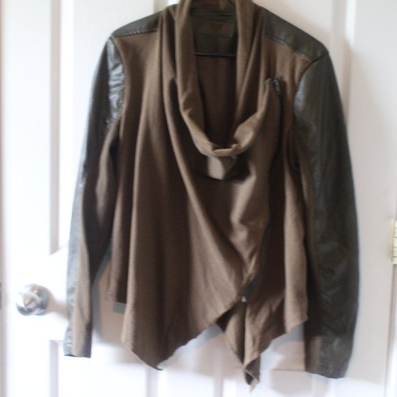 Holiday BlankNYC Jacket Faux Leather Zip Up XL - Picture 3 of 7